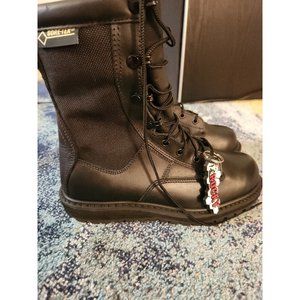 ROCKY COMBAT Service BOOTS BLACK SIZE 6 USA Wide #804A MEN'S NEW Gore-Tex Vibram